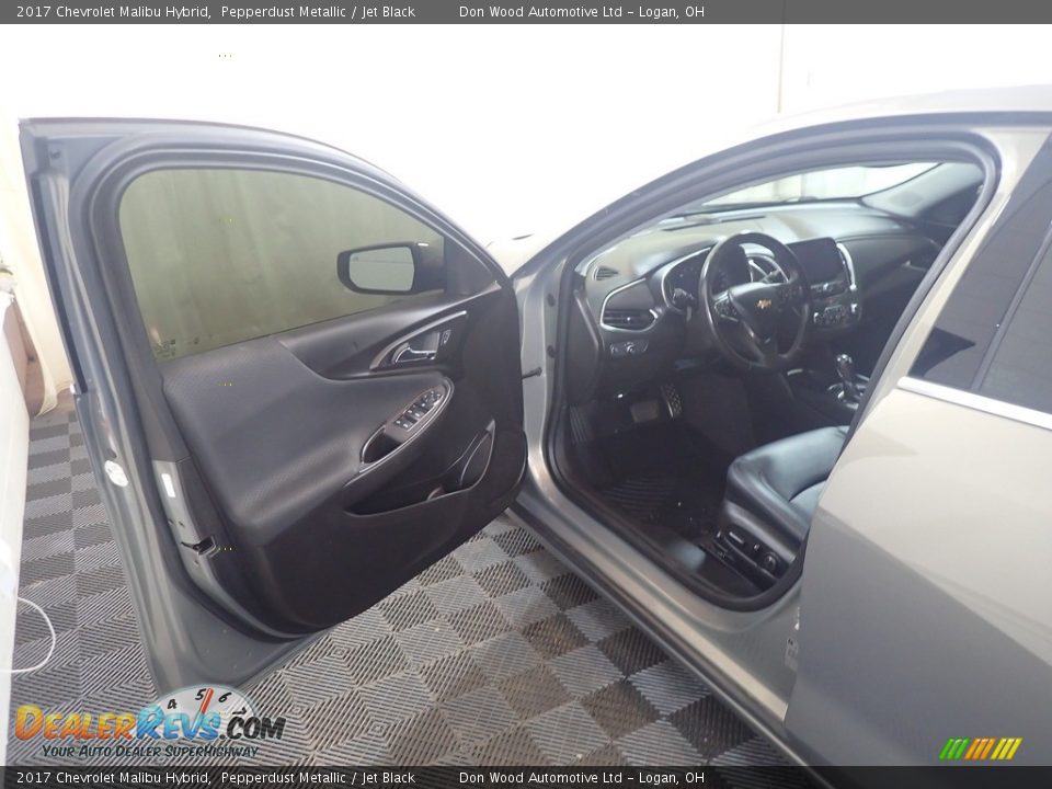 2017 Chevrolet Malibu Hybrid Pepperdust Metallic / Jet Black Photo #15