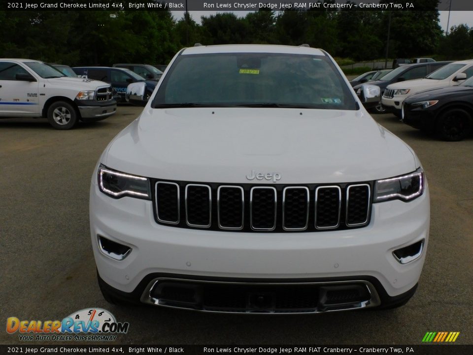 2021 Jeep Grand Cherokee Limited 4x4 Bright White / Black Photo #2
