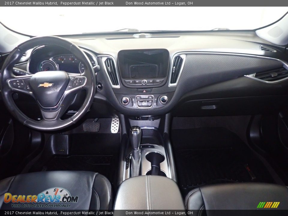 2017 Chevrolet Malibu Hybrid Pepperdust Metallic / Jet Black Photo #20