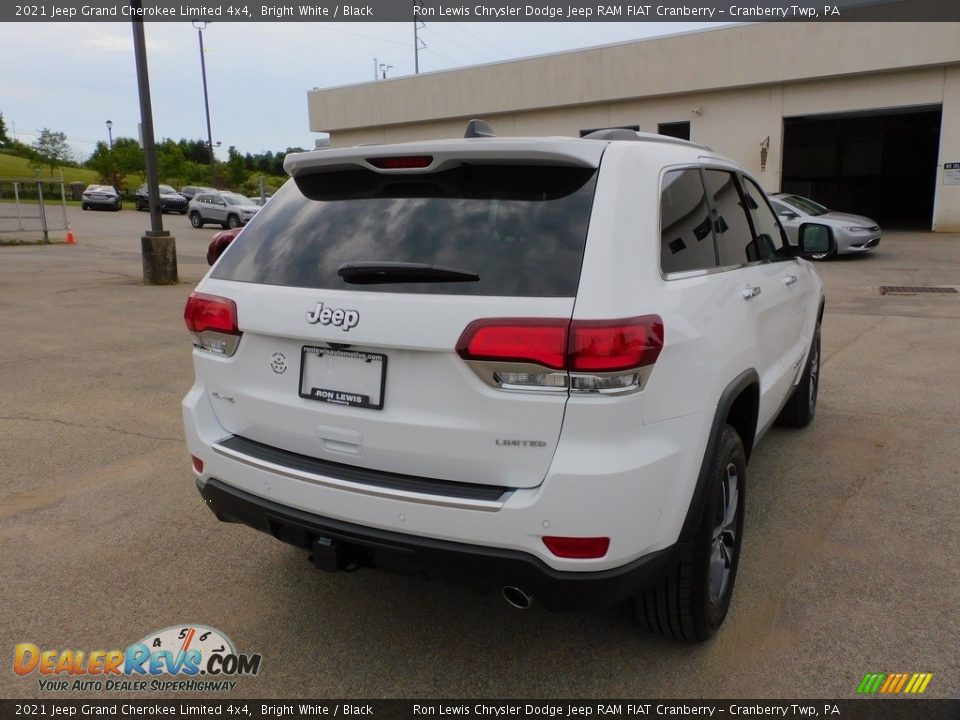 2021 Jeep Grand Cherokee Limited 4x4 Bright White / Black Photo #5