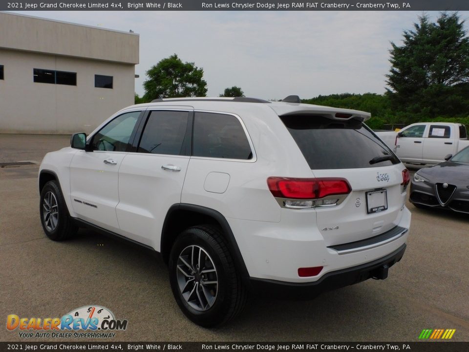 2021 Jeep Grand Cherokee Limited 4x4 Bright White / Black Photo #8