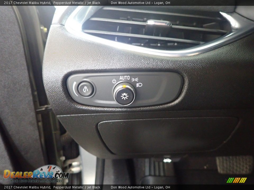 2017 Chevrolet Malibu Hybrid Pepperdust Metallic / Jet Black Photo #26