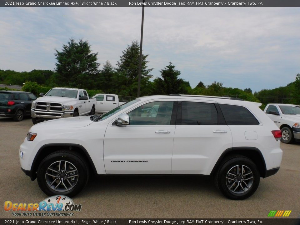 2021 Jeep Grand Cherokee Limited 4x4 Bright White / Black Photo #9