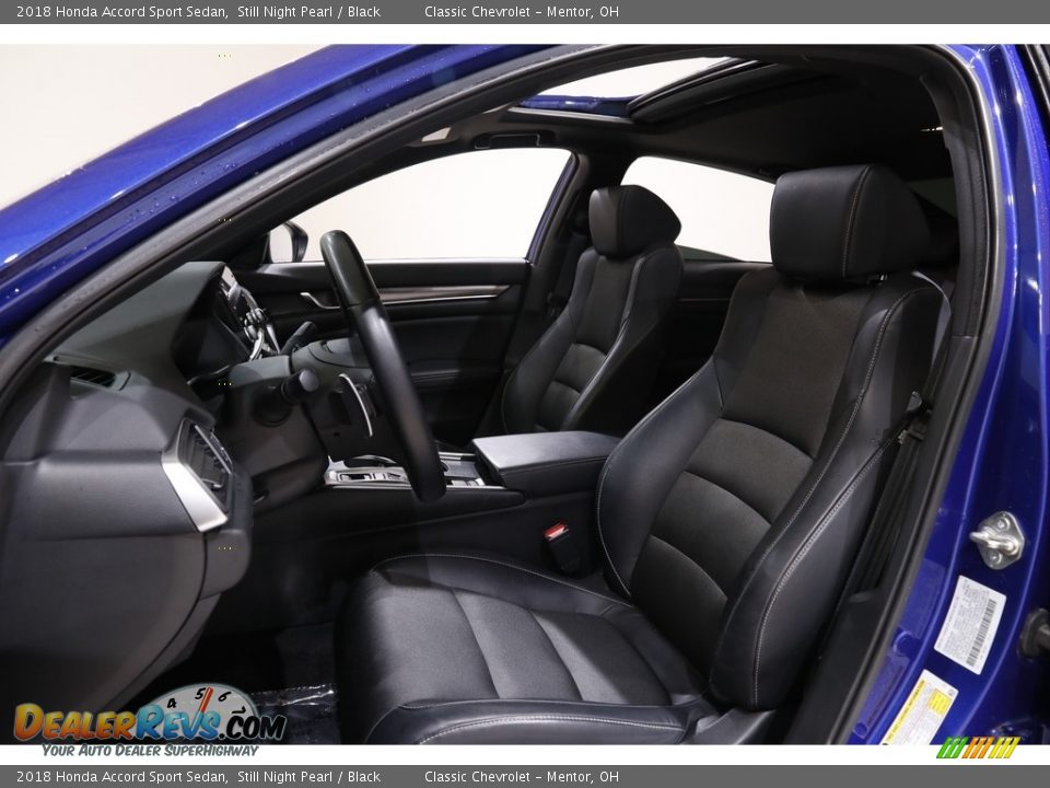 2018 Honda Accord Sport Sedan Still Night Pearl / Black Photo #6