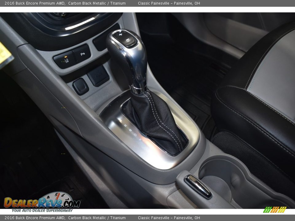 2016 Buick Encore Premium AWD Carbon Black Metallic / Titanium Photo #15