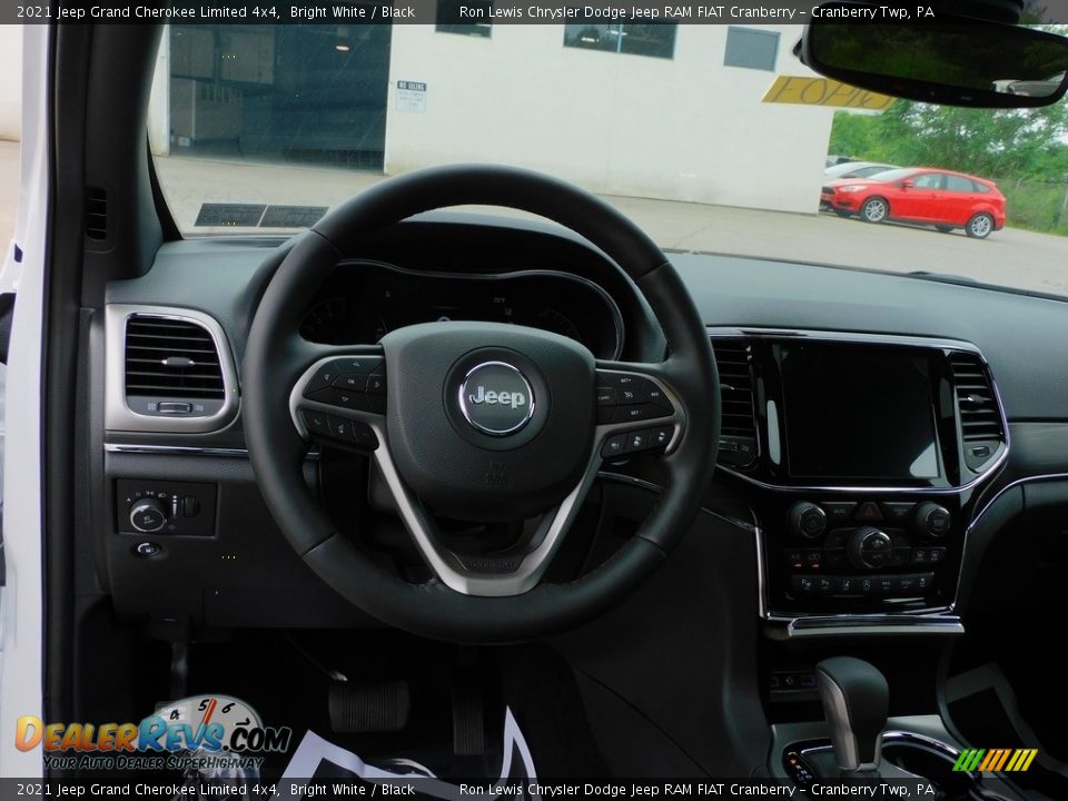 2021 Jeep Grand Cherokee Limited 4x4 Bright White / Black Photo #13