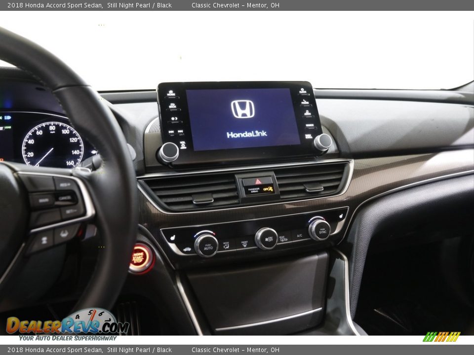 2018 Honda Accord Sport Sedan Still Night Pearl / Black Photo #10