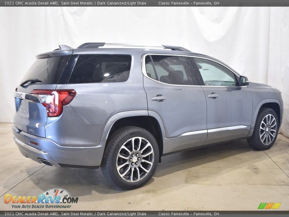 2021 GMC Acadia Denali AWD Satin Steel Metallic / Dark Galvanized/Light Shale Photo #2