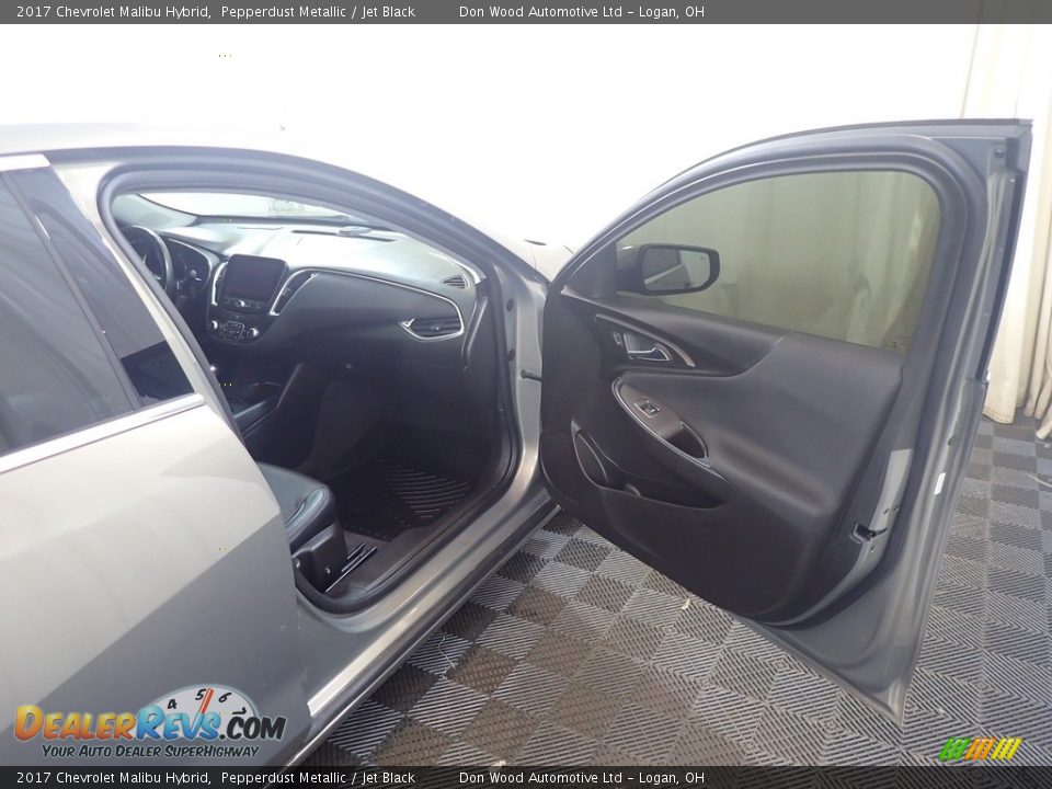2017 Chevrolet Malibu Hybrid Pepperdust Metallic / Jet Black Photo #33