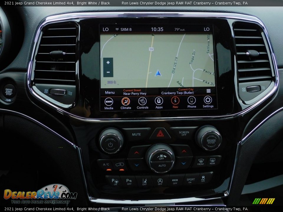 2021 Jeep Grand Cherokee Limited 4x4 Bright White / Black Photo #16