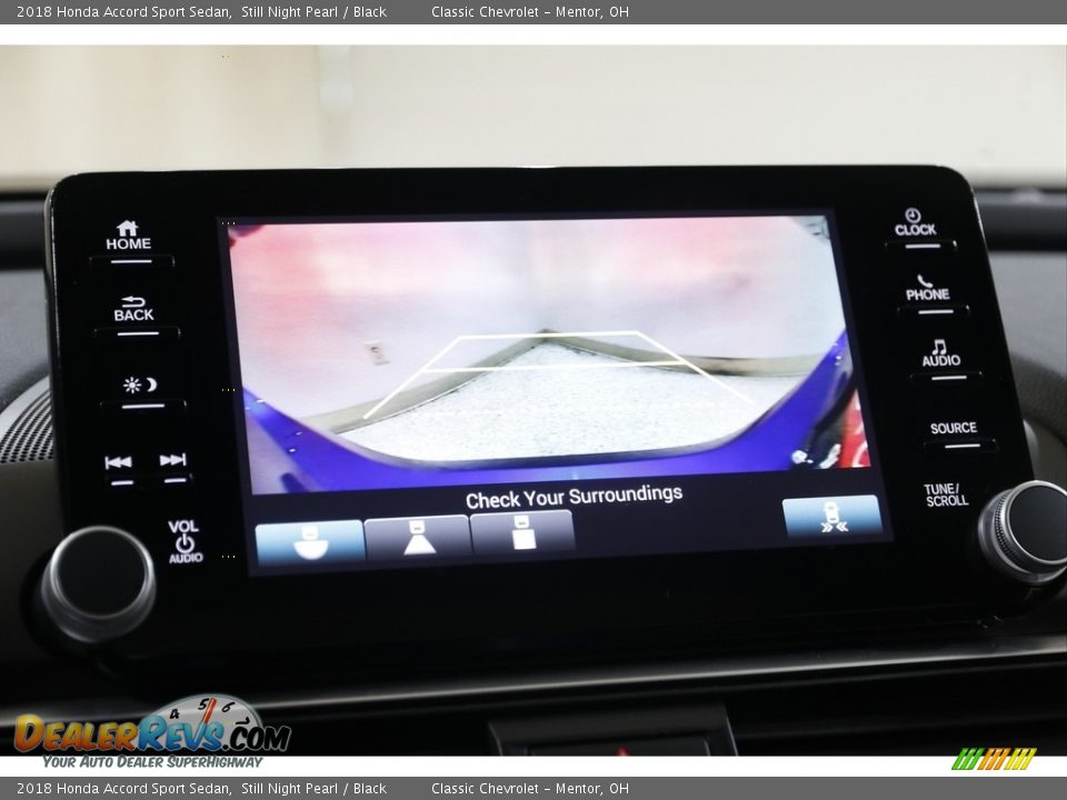 2018 Honda Accord Sport Sedan Still Night Pearl / Black Photo #13