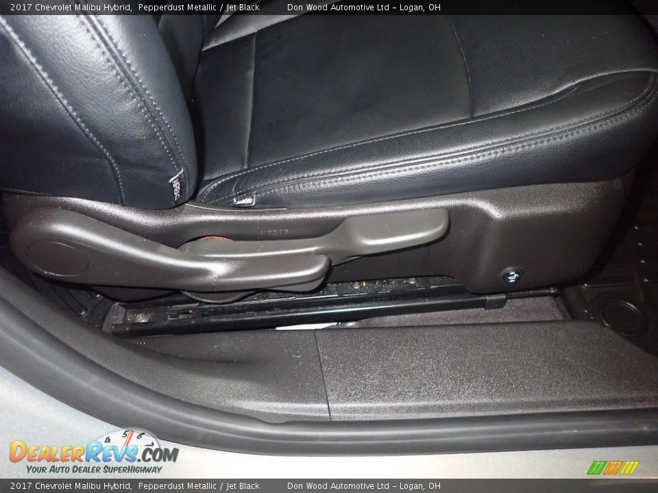 2017 Chevrolet Malibu Hybrid Pepperdust Metallic / Jet Black Photo #35