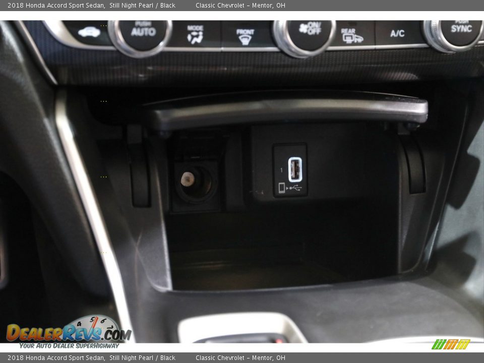 2018 Honda Accord Sport Sedan Still Night Pearl / Black Photo #15