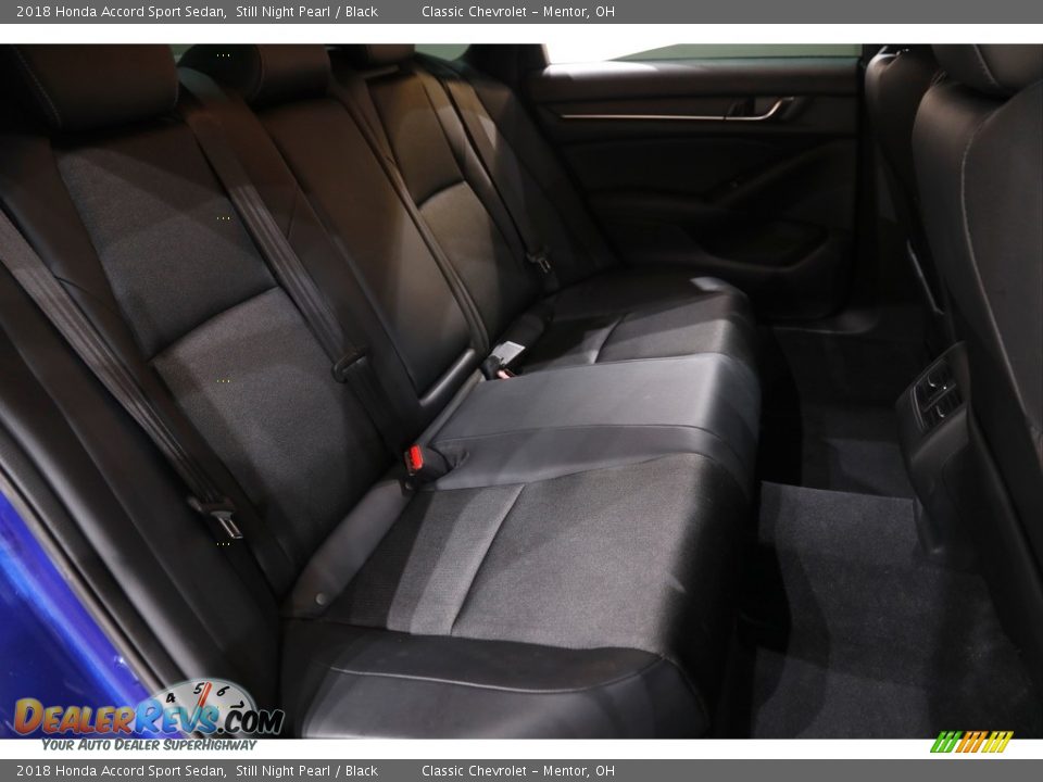 Rear Seat of 2018 Honda Accord Sport Sedan Photo #17