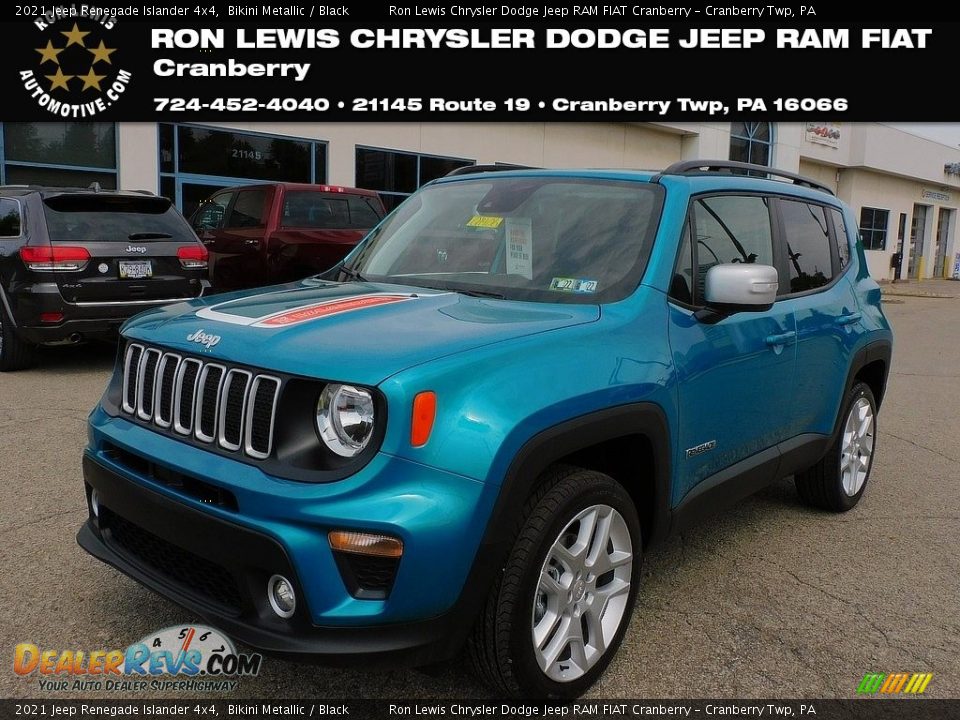 2021 Jeep Renegade Islander 4x4 Bikini Metallic / Black Photo #1