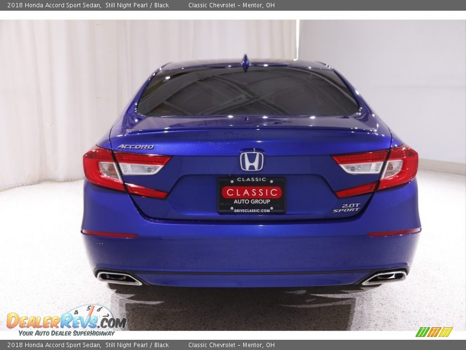 2018 Honda Accord Sport Sedan Still Night Pearl / Black Photo #19
