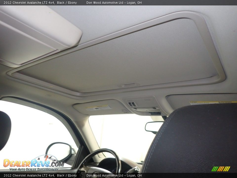 2012 Chevrolet Avalanche LTZ 4x4 Black / Ebony Photo #2