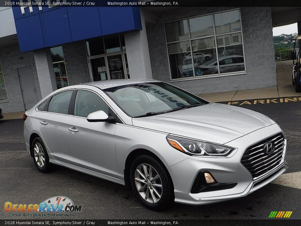 2018 Hyundai Sonata SE Symphony Silver / Gray Photo #1