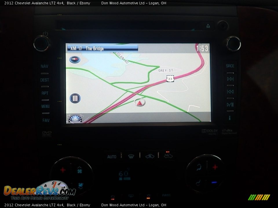 2012 Chevrolet Avalanche LTZ 4x4 Black / Ebony Photo #4