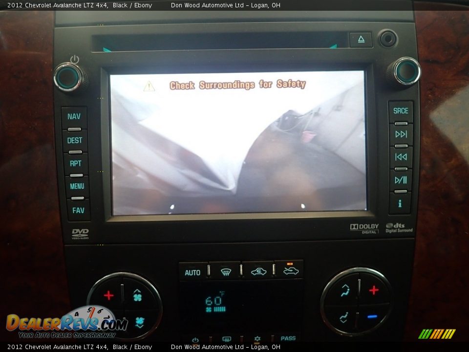 2012 Chevrolet Avalanche LTZ 4x4 Black / Ebony Photo #5