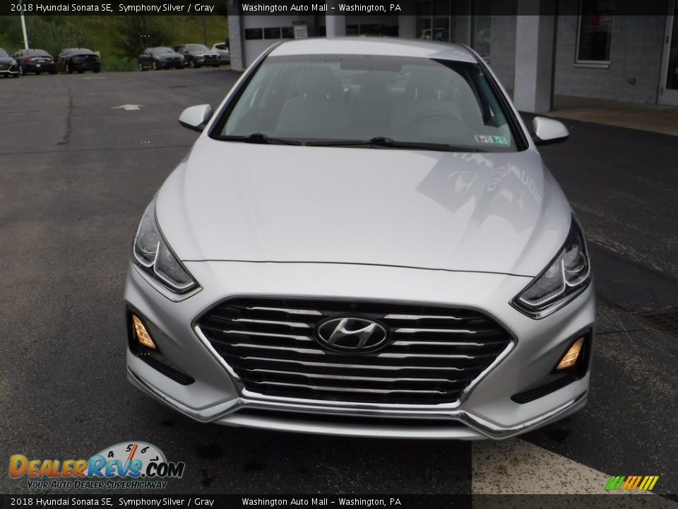 2018 Hyundai Sonata SE Symphony Silver / Gray Photo #4