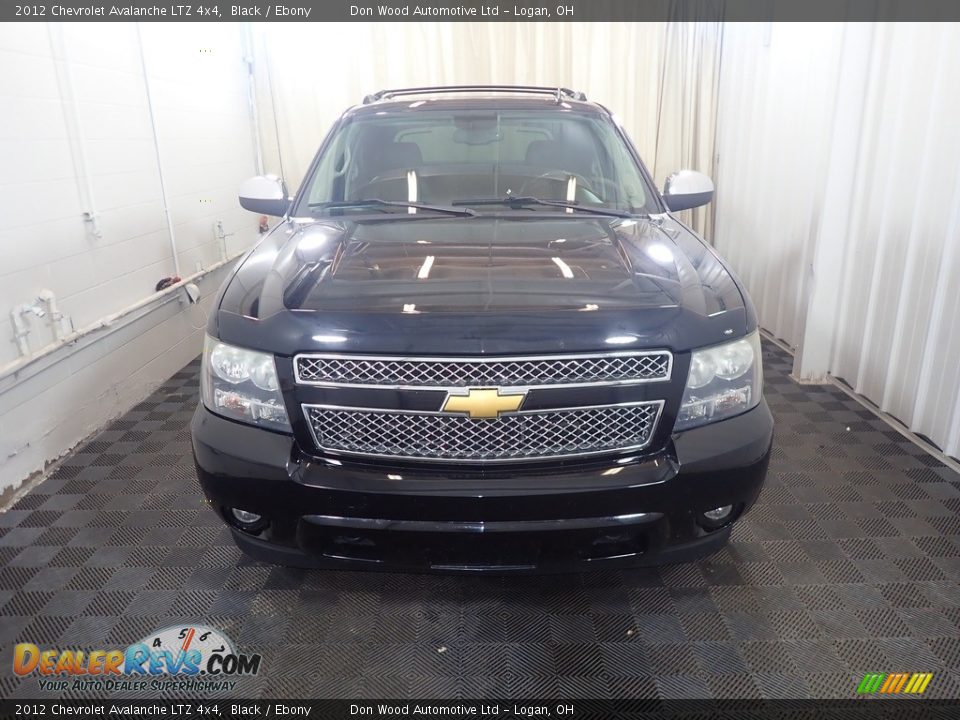 2012 Chevrolet Avalanche LTZ 4x4 Black / Ebony Photo #7
