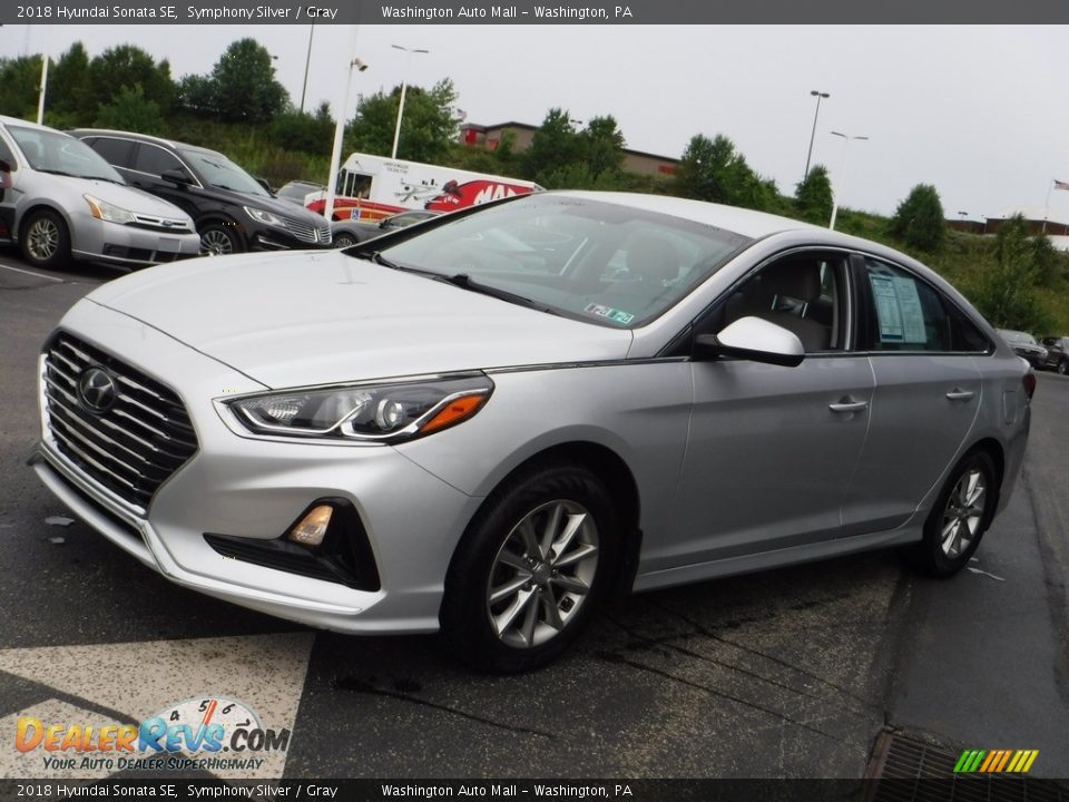 2018 Hyundai Sonata SE Symphony Silver / Gray Photo #5