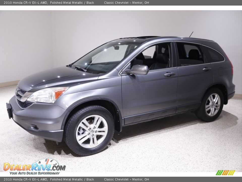 2010 Honda CR-V EX-L AWD Polished Metal Metallic / Black Photo #3