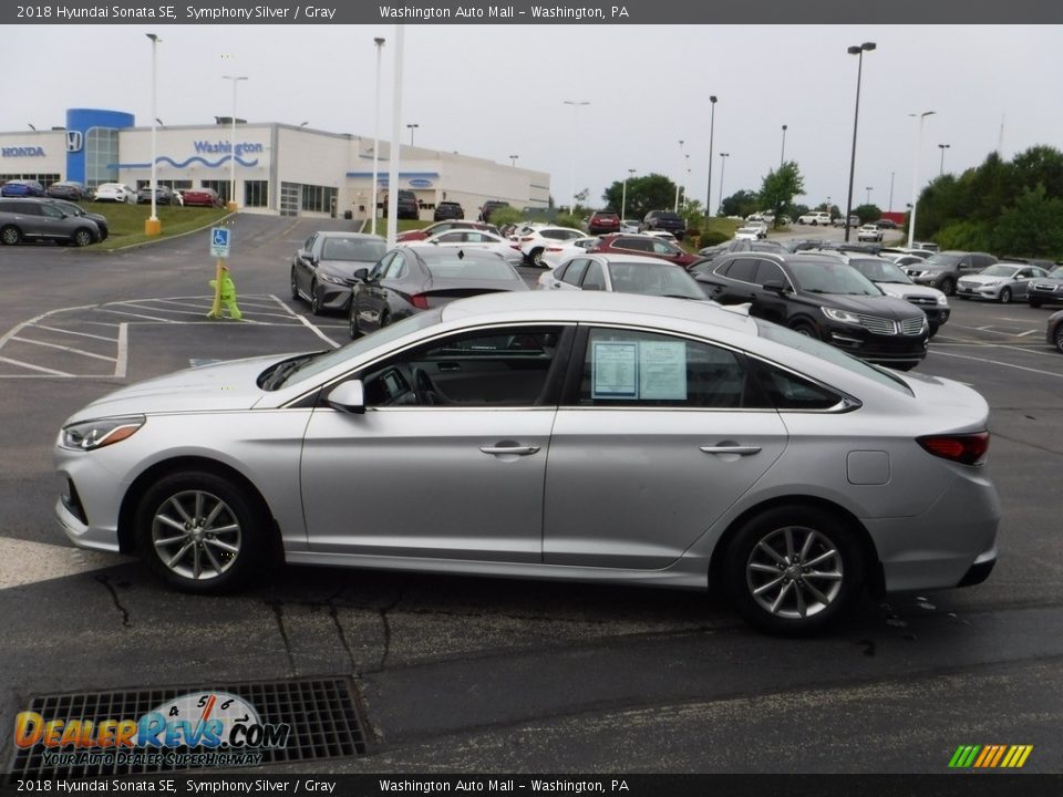 2018 Hyundai Sonata SE Symphony Silver / Gray Photo #6