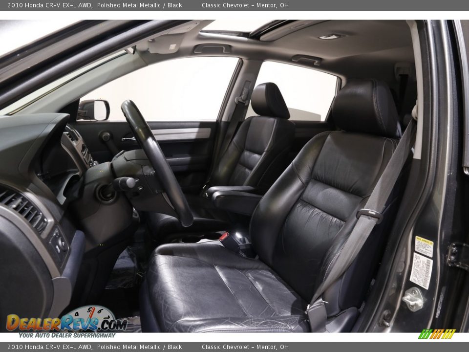 2010 Honda CR-V EX-L AWD Polished Metal Metallic / Black Photo #5