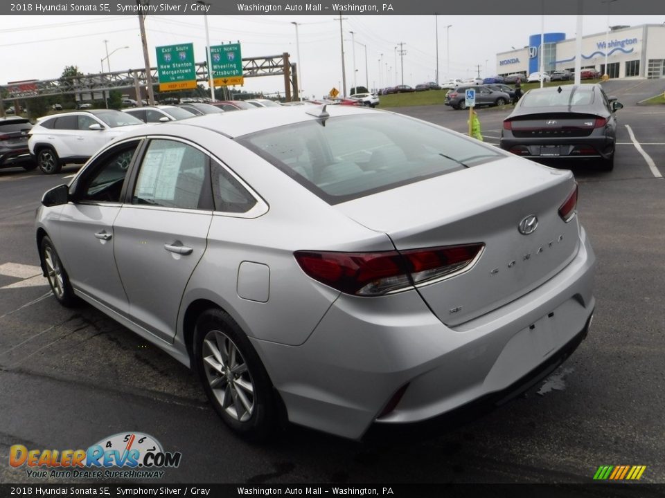 2018 Hyundai Sonata SE Symphony Silver / Gray Photo #7