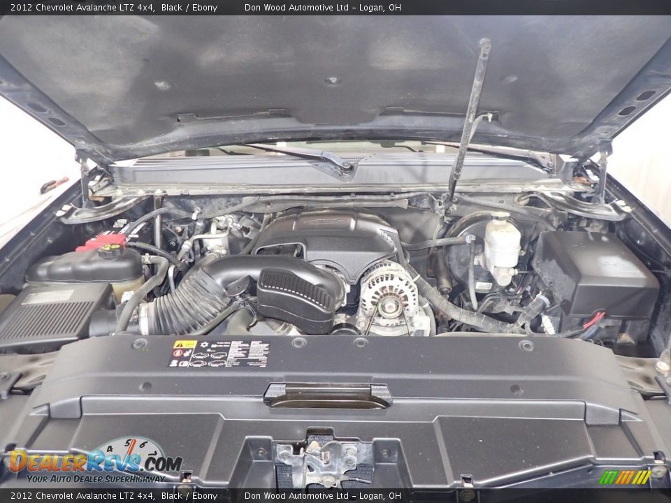 2012 Chevrolet Avalanche LTZ 4x4 Black / Ebony Photo #9