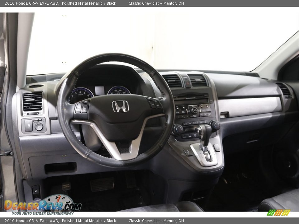 2010 Honda CR-V EX-L AWD Polished Metal Metallic / Black Photo #6