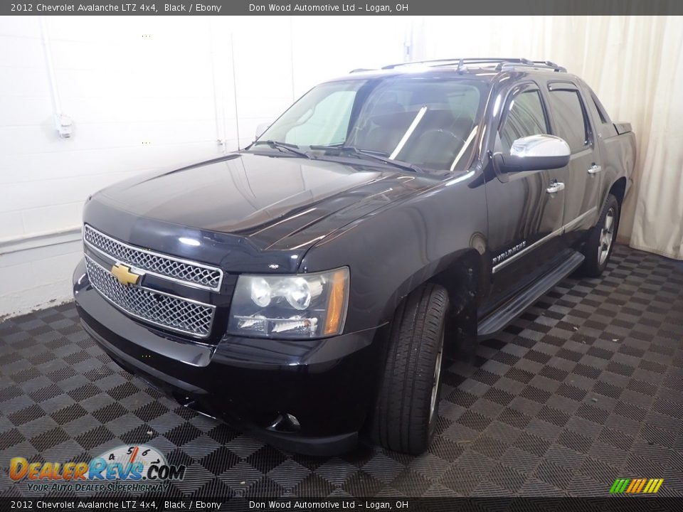 2012 Chevrolet Avalanche LTZ 4x4 Black / Ebony Photo #10