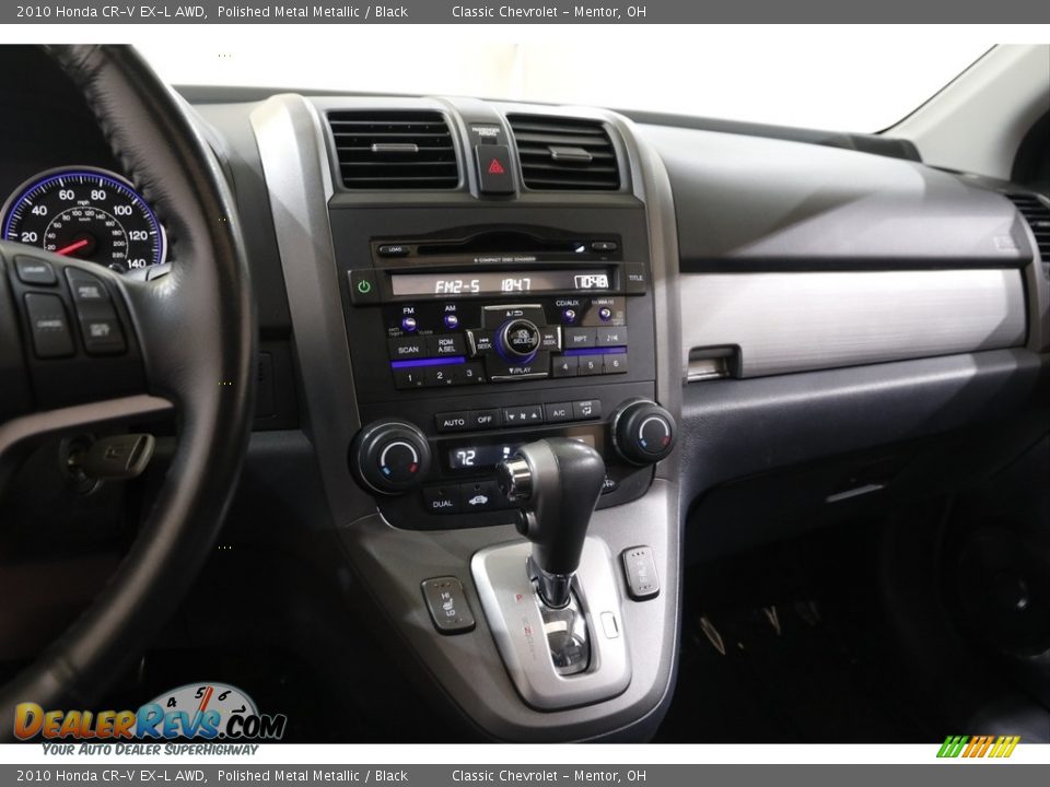 2010 Honda CR-V EX-L AWD Polished Metal Metallic / Black Photo #9