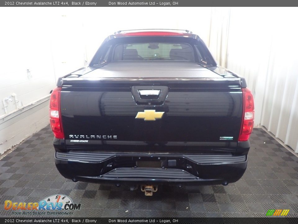 2012 Chevrolet Avalanche LTZ 4x4 Black / Ebony Photo #13