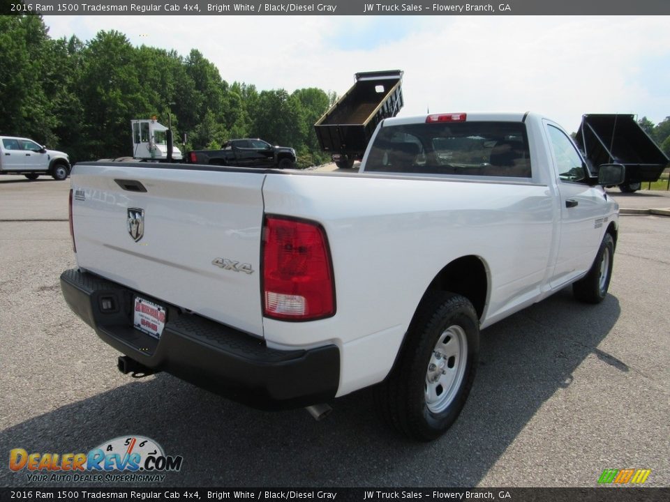 2016 Ram 1500 Tradesman Regular Cab 4x4 Bright White / Black/Diesel Gray Photo #5