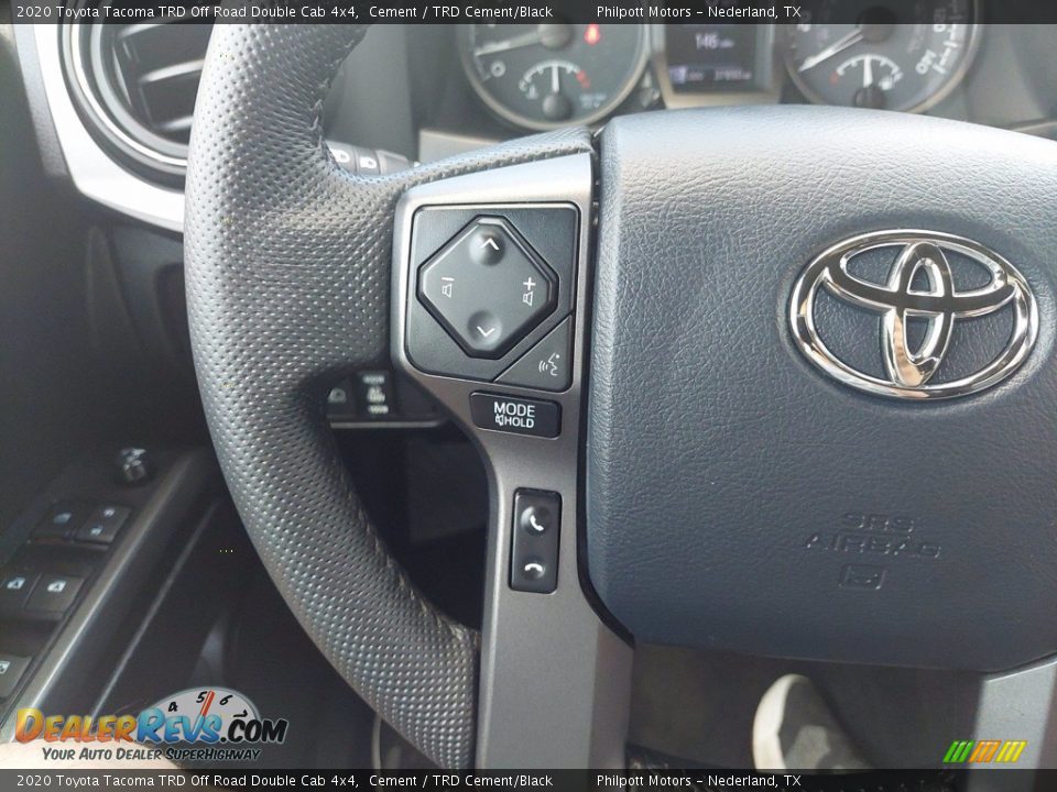 2020 Toyota Tacoma TRD Off Road Double Cab 4x4 Steering Wheel Photo #13