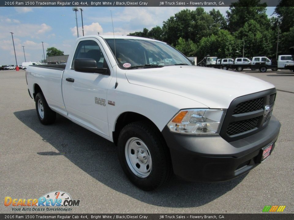 Front 3/4 View of 2016 Ram 1500 Tradesman Regular Cab 4x4 Photo #7