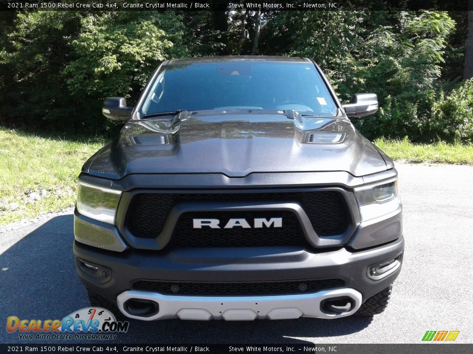 2021 Ram 1500 Rebel Crew Cab 4x4 Granite Crystal Metallic / Black Photo #4