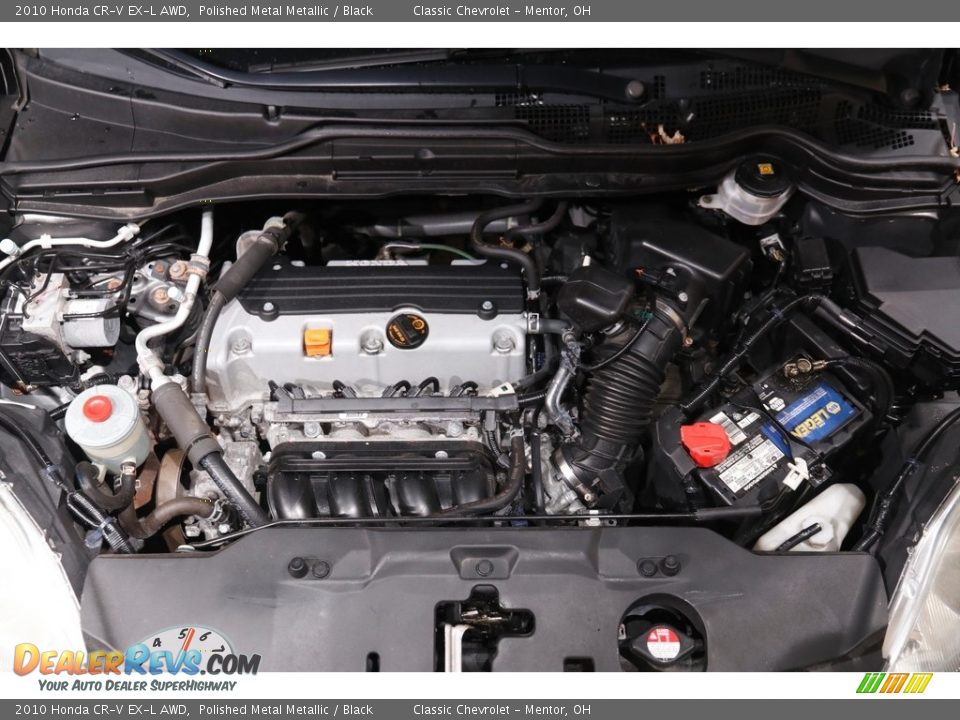 2010 Honda CR-V EX-L AWD Polished Metal Metallic / Black Photo #16