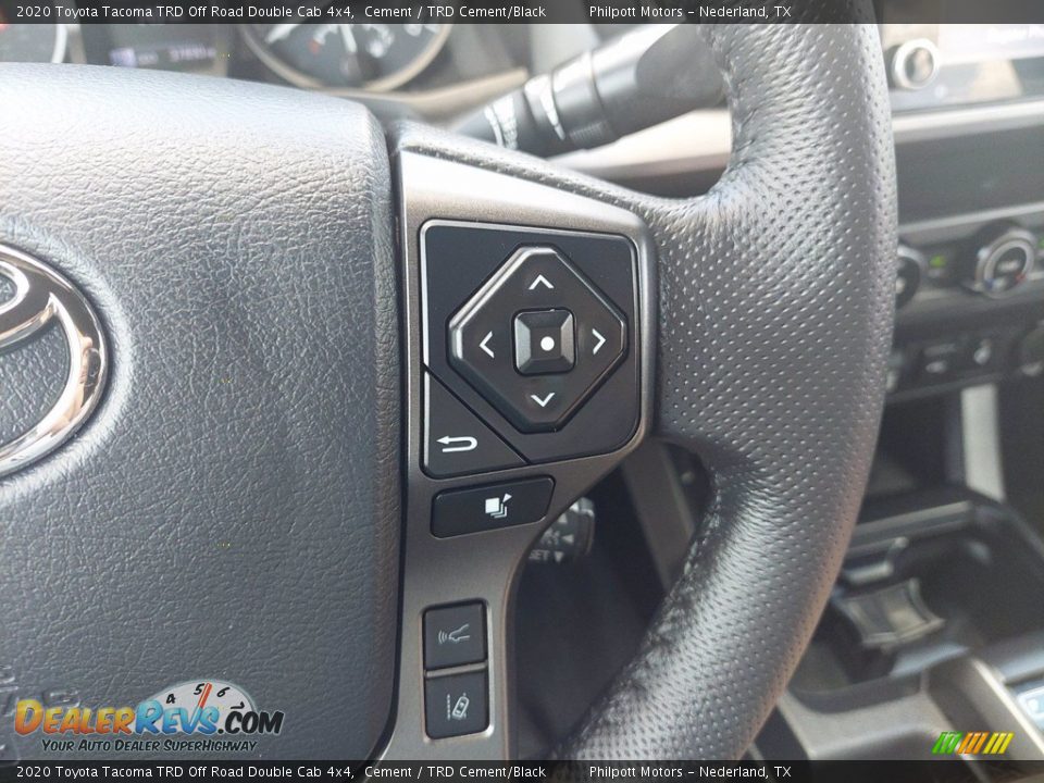 2020 Toyota Tacoma TRD Off Road Double Cab 4x4 Steering Wheel Photo #14