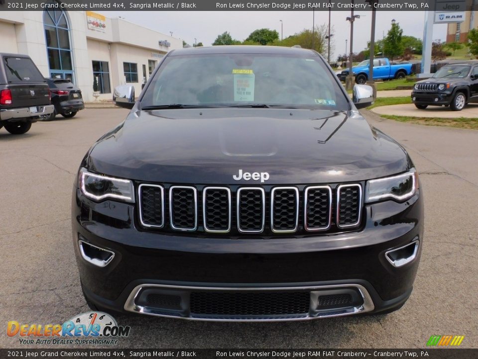 2021 Jeep Grand Cherokee Limited 4x4 Sangria Metallic / Black Photo #2