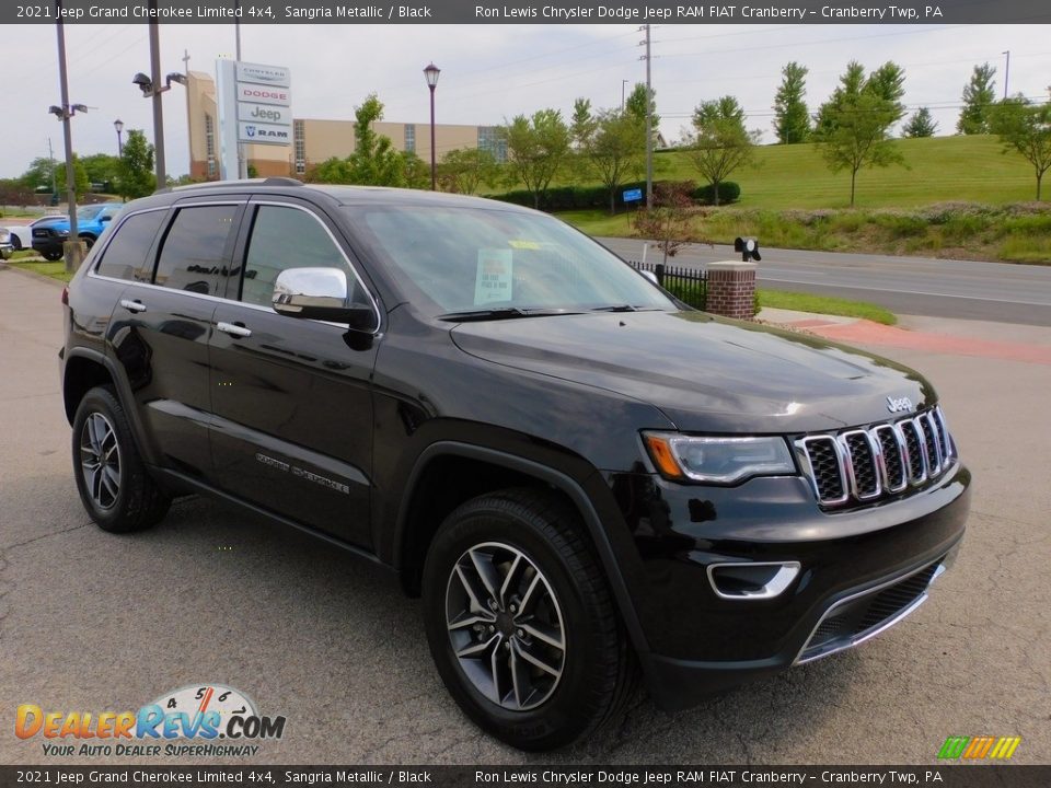 2021 Jeep Grand Cherokee Limited 4x4 Sangria Metallic / Black Photo #3