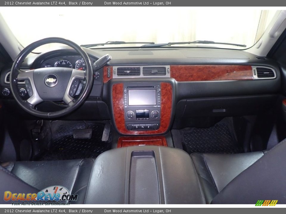 2012 Chevrolet Avalanche LTZ 4x4 Black / Ebony Photo #22