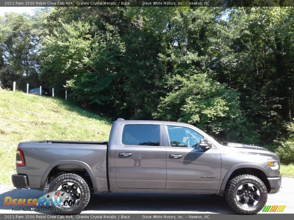 Granite Crystal Metallic 2021 Ram 1500 Rebel Crew Cab 4x4 Photo #6