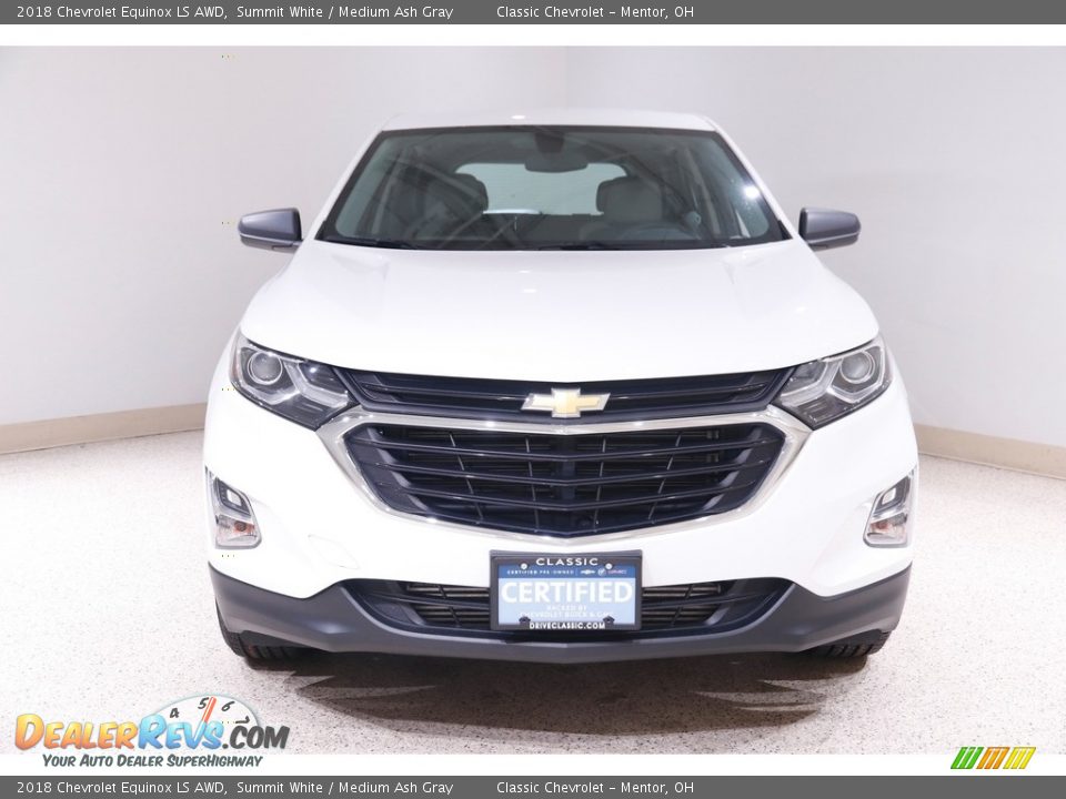 2018 Chevrolet Equinox LS AWD Summit White / Medium Ash Gray Photo #2