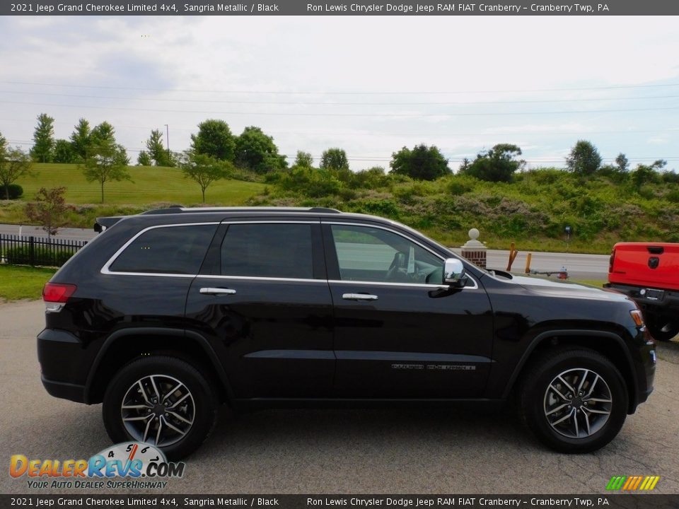 2021 Jeep Grand Cherokee Limited 4x4 Sangria Metallic / Black Photo #4