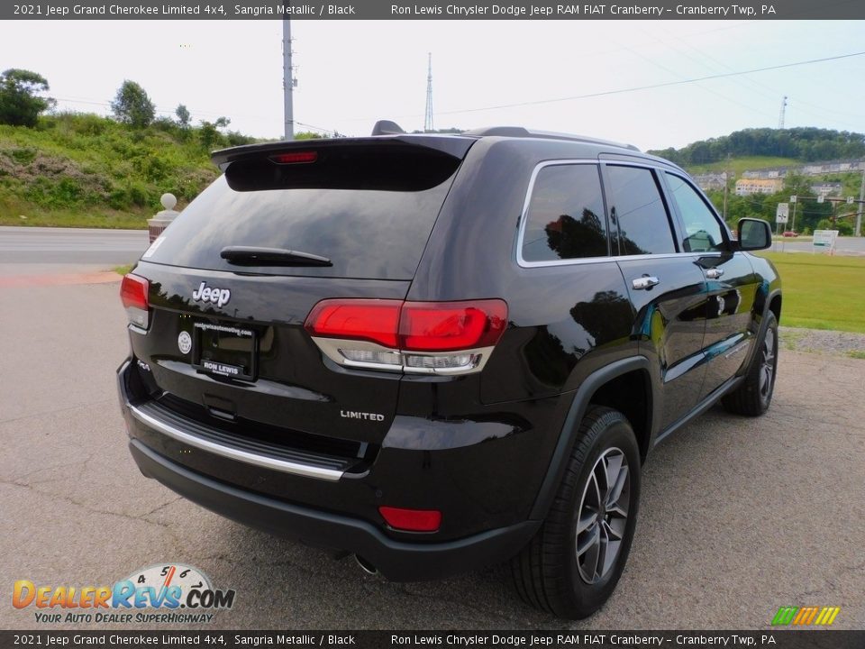 2021 Jeep Grand Cherokee Limited 4x4 Sangria Metallic / Black Photo #5