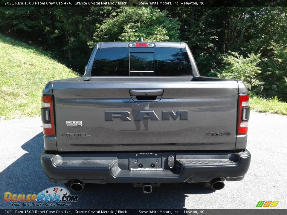 2021 Ram 1500 Rebel Crew Cab 4x4 Granite Crystal Metallic / Black Photo #8